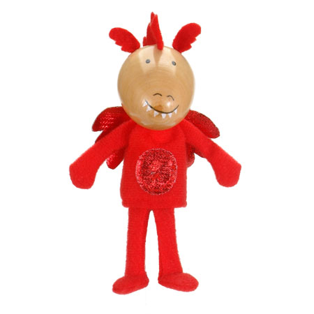 Red Dragon Finger Puppet