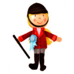 Horse Rider finger puppet