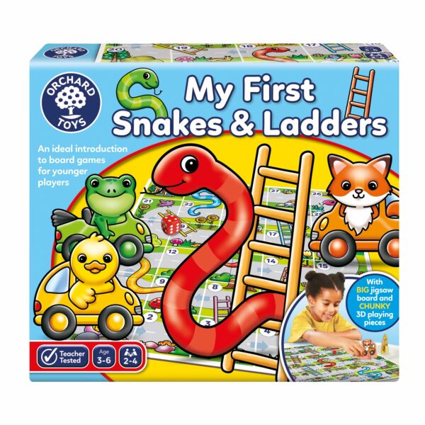 my first snakes and ladders